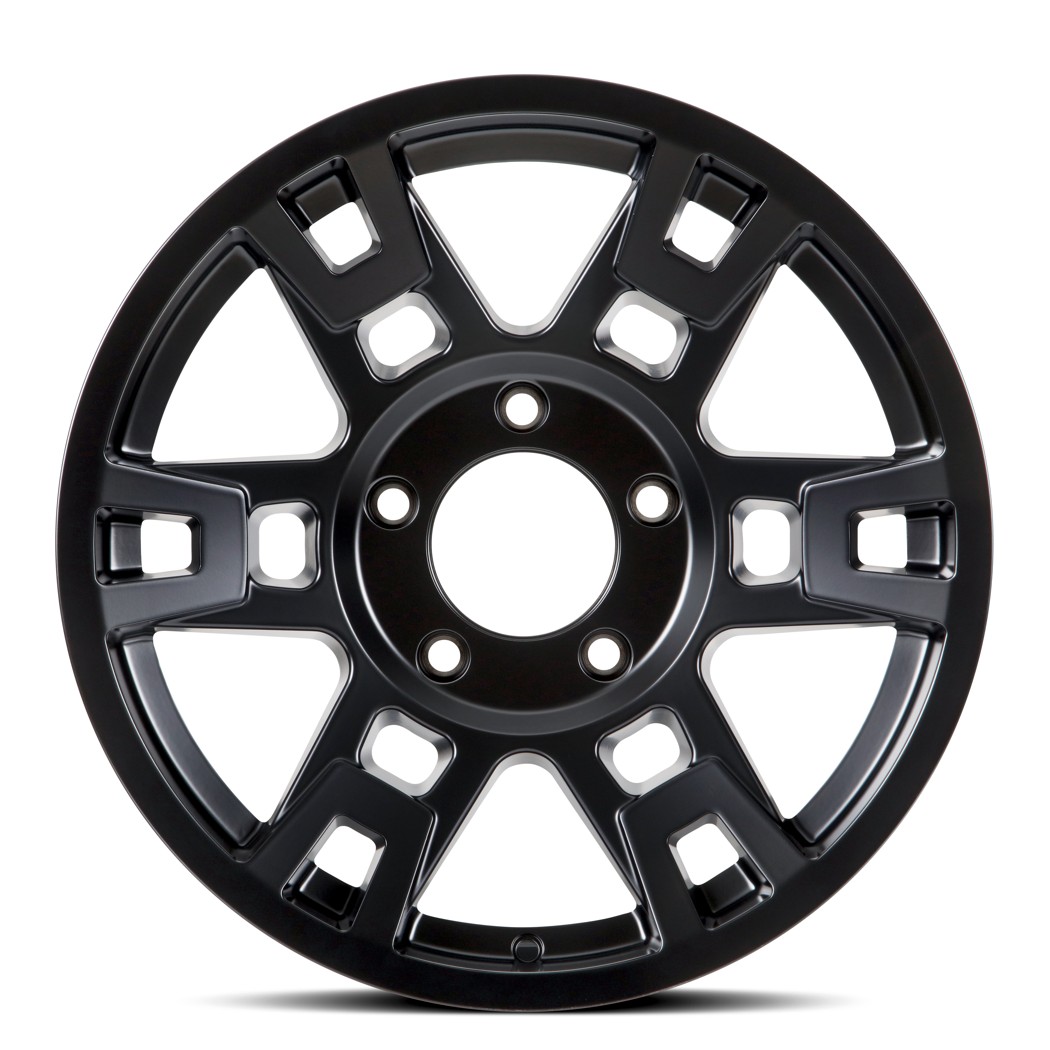 18" FN Wheels ƒ(x) Pro : 18x9" +25mm 5x150 Matte Black - Set of Four Wheels - Image 2