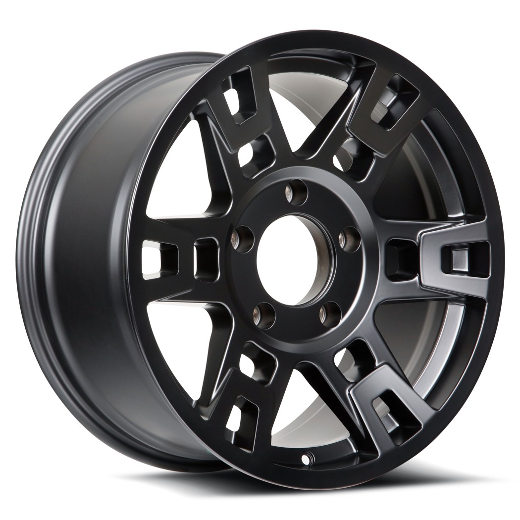 18" FN Wheels ƒ(x) Pro : 18x9" +25mm 5x150 Matte Black - Set of Four Wheels
