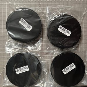 PSCP23DBK1 TR-1 STYLE CAPS : MATTE BLACK (SET OF FOUR CAPS)