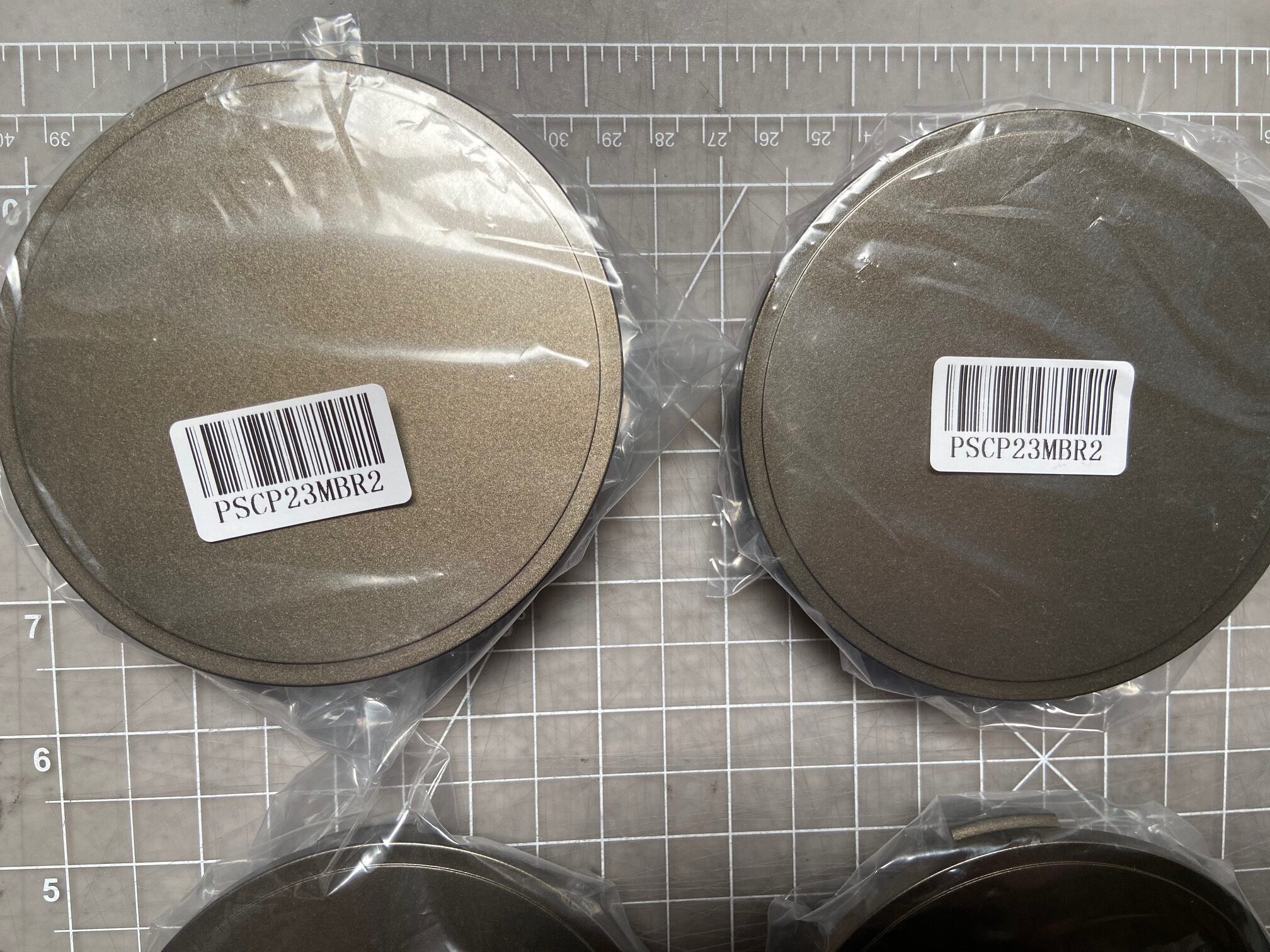 PSCP23MBR2 TR-1 STYLE CAPS : MATTE BRONZE (SET OF FOUR CAPS) - Image 3