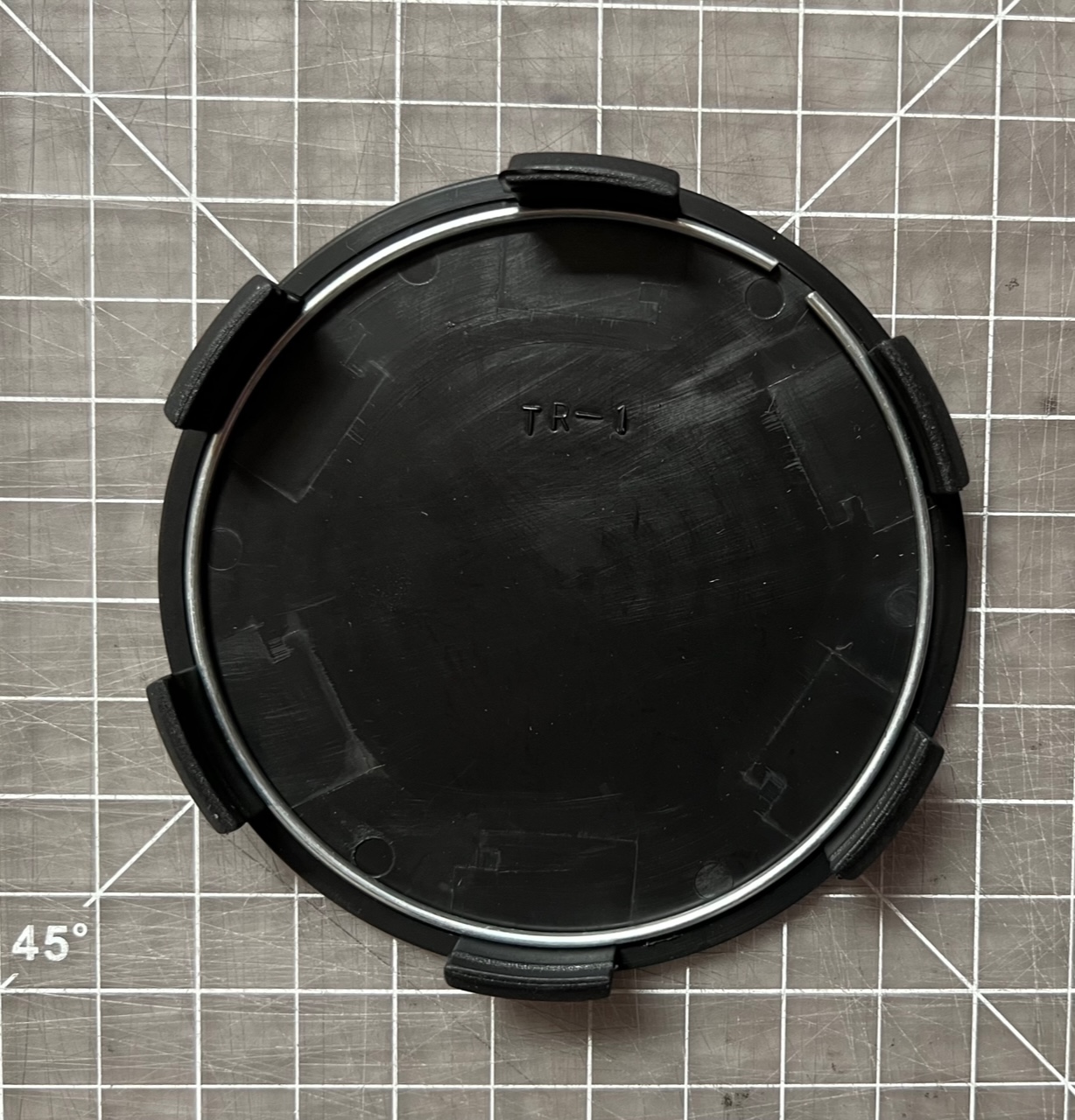 TR-1 MB CENTER CAPS : MATTE BLACK (SET OF FOUR CAPS) - Image 3