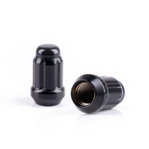 Black Spline Drive 12mm x 1.50 Lug Nuts (24pcs + Spline Key)
